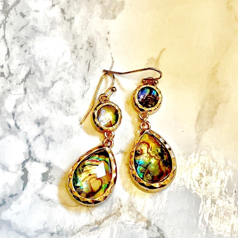 Abalone Earrings 27$